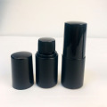 Black HDPE plastic bottle for cream with cover cap 40ml 60ml 100ml